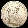 Image 1 : 1861 Seated Liberty Half Dollar LIGHTLY CIRCULATED