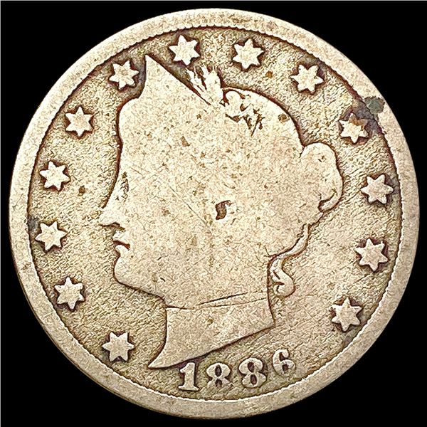 1886 Liberty Victory Nickel NICELY CIRCULATED