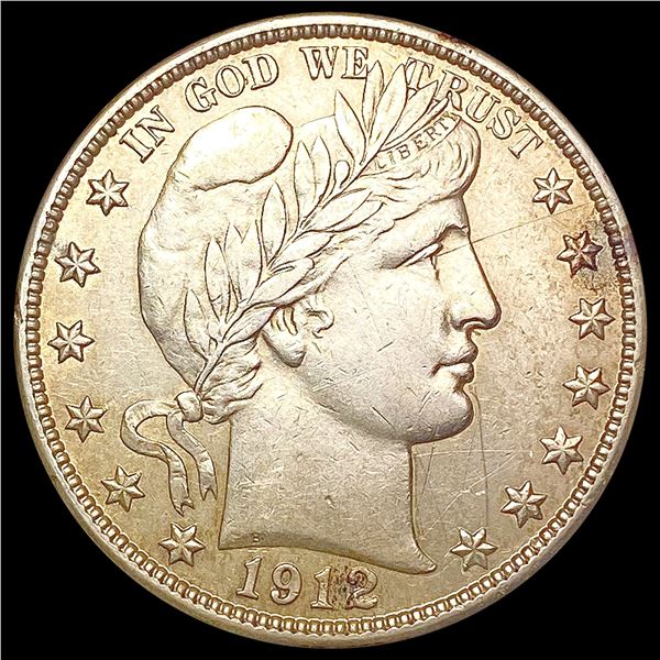 1912-D Barber Half Dollar CLOSELY UNCIRCULATED