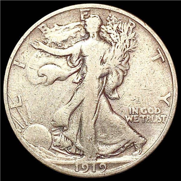 1919-S Walking Liberty Half Dollar CHOICE BU