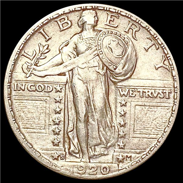 1920-S Standing Liberty Quarter CLOSELY UNCIRCULAT