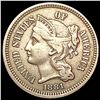 Image 1 : 1881 Nickel Three Cent NEARLY UNCIRCULATED