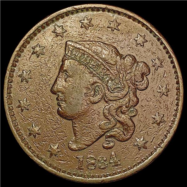 1834 Coronet Head Large Cent LIGHTLY CIRCULATED