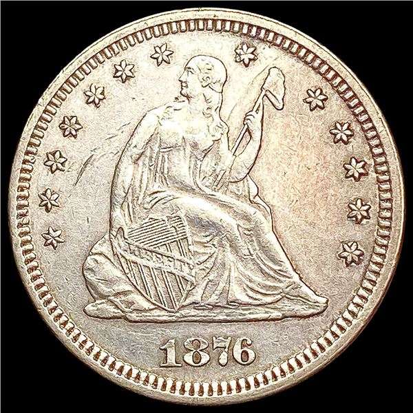 1876 Seated Liberty Quarter CLOSELY UNCIRCULATED