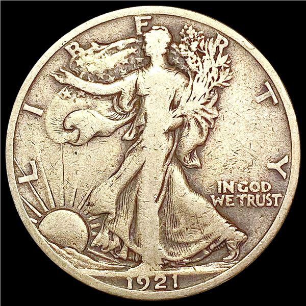 1921-S Walking Liberty Half Dollar NICELY CIRCULAT