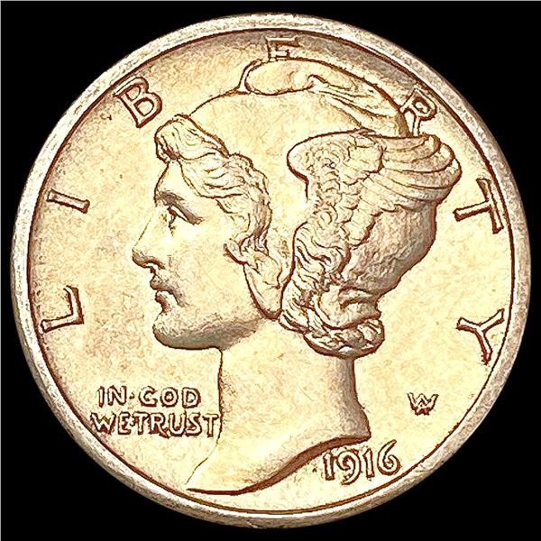 1916-S FSB Mercury Dime UNCIRCULATED