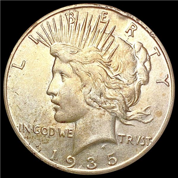 1935-S Silver Peace Dollar CLOSELY UNCIRCULATED