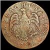 Image 2 : 1787 Massachusetts Colonial Coin LIGHTLY CIRCULATE