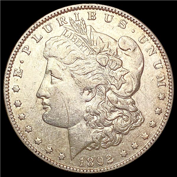 1892 Morgan Silver Dollar CLOSELY UNCIRCULATED