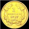 Image 2 : 1857 Rare Gold Dollar CLOSELY UNCIRCULATED