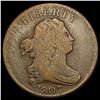 Image 1 : 1807 Draped Bust Half Cent NICELY CIRCULATED