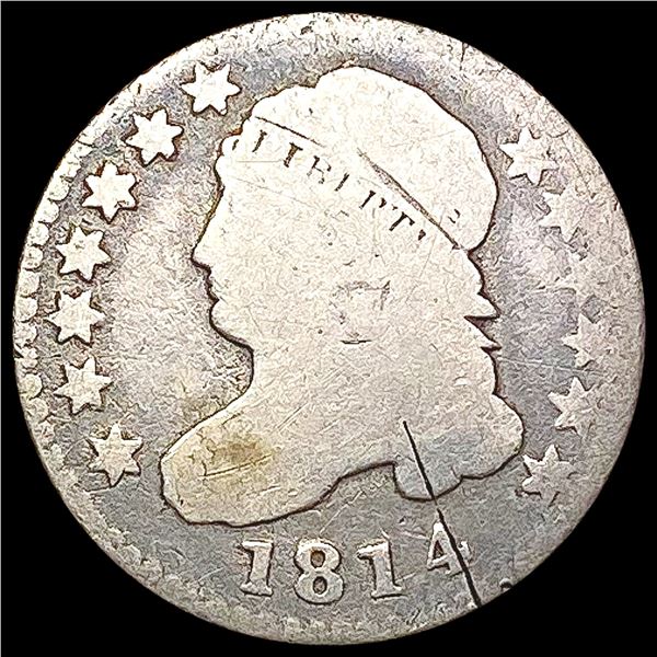 1814 Capped Bust Dime NICELY CIRCULATED