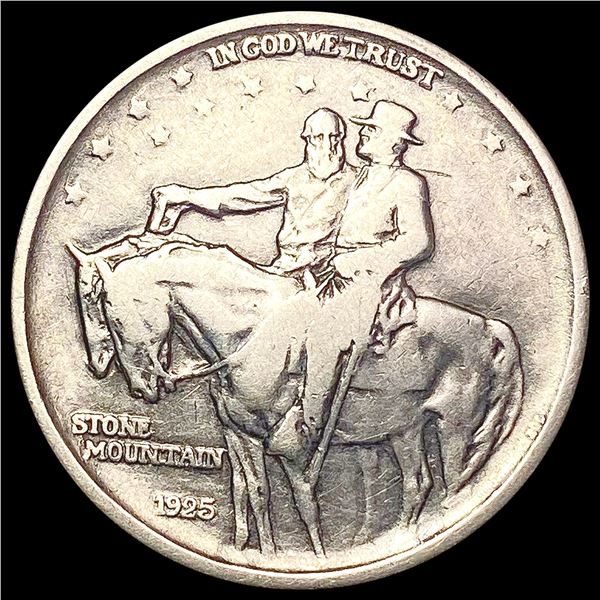 1925 Stone Mountain Half Dollar NICELY CIRCULATED