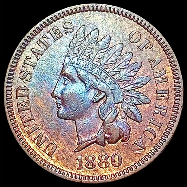 1880 Indian Head Cent CLOSELY UNCIRCULATED