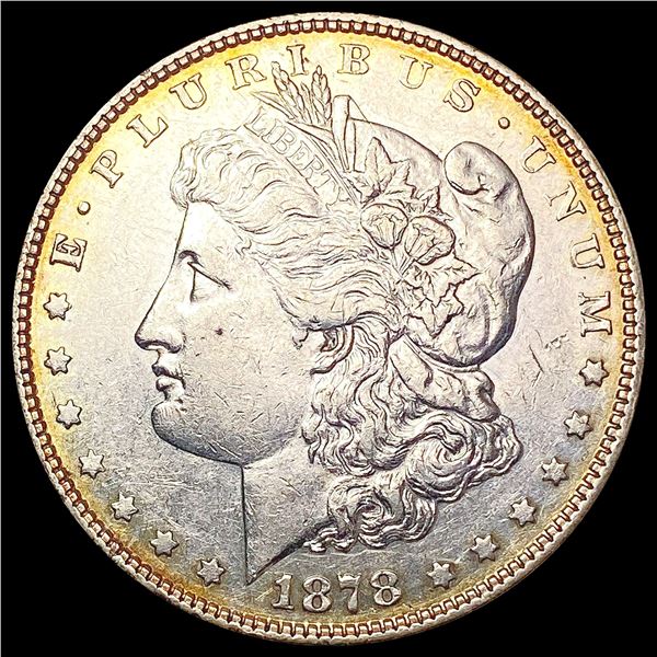 1878 8TF Morgan Silver Dollar CLOSELY UNCIRCULATED