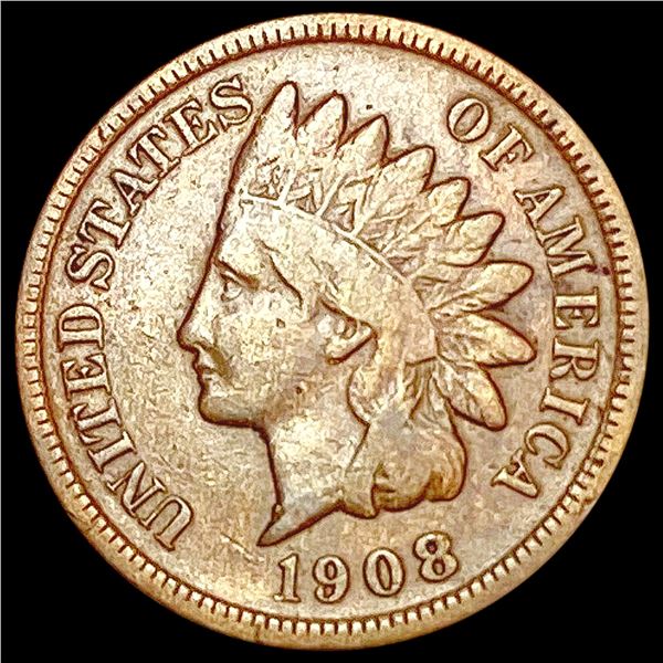 1908-S Indian Head Cent LIGHTLY CIRCULATED