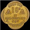 Image 2 : 1940 L.D.S. 10 Cent Church Token CLOSELY UNCIRCULA