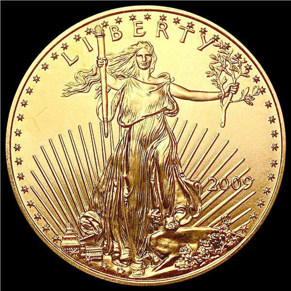 2009 US 1oz Gold $50 Eagle SUPERB GEM BU