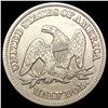 Image 2 : 1857 Seated Liberty Half Dollar CLOSELY UNCIRCULAT