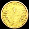 Image 2 : 1854 Rare Gold Dollar NICELY CIRCULATED