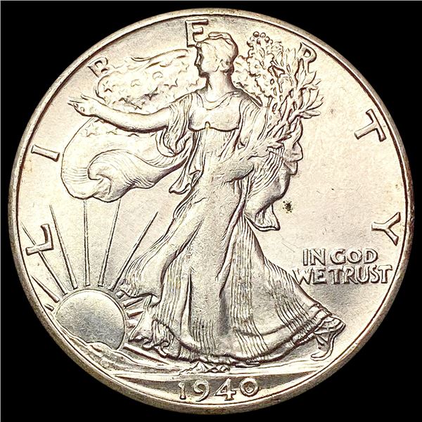 1940-S Walking Liberty Half Dollar CHOICE AU