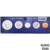 Image 1 : 1953 US Proof Mint Set [5 Coins]