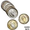 Image 1 : 1946-1951 Varied Date UNC BTW Half Dollars [9 Coin