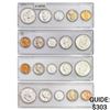 Image 1 : 1960-1962 US Proof Mint Sets [20 Coins]