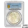 Image 1 : 1922-S Silver Peace Dollar PCGS MS65+