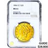 Image 1 : 1884-CC $20 Gold Double Eagle NGC MS61