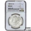 Image 1 : 1880-CC Morgan Silver Dollar NGC MS66+