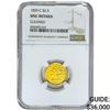 Image 1 : 1839-C $2.50 Gold Quarter Eagle NGC UNCDetails Cle
