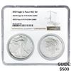 Image 1 : 2023 Eagle & 2023 Peace PF 70  2 Coin Set