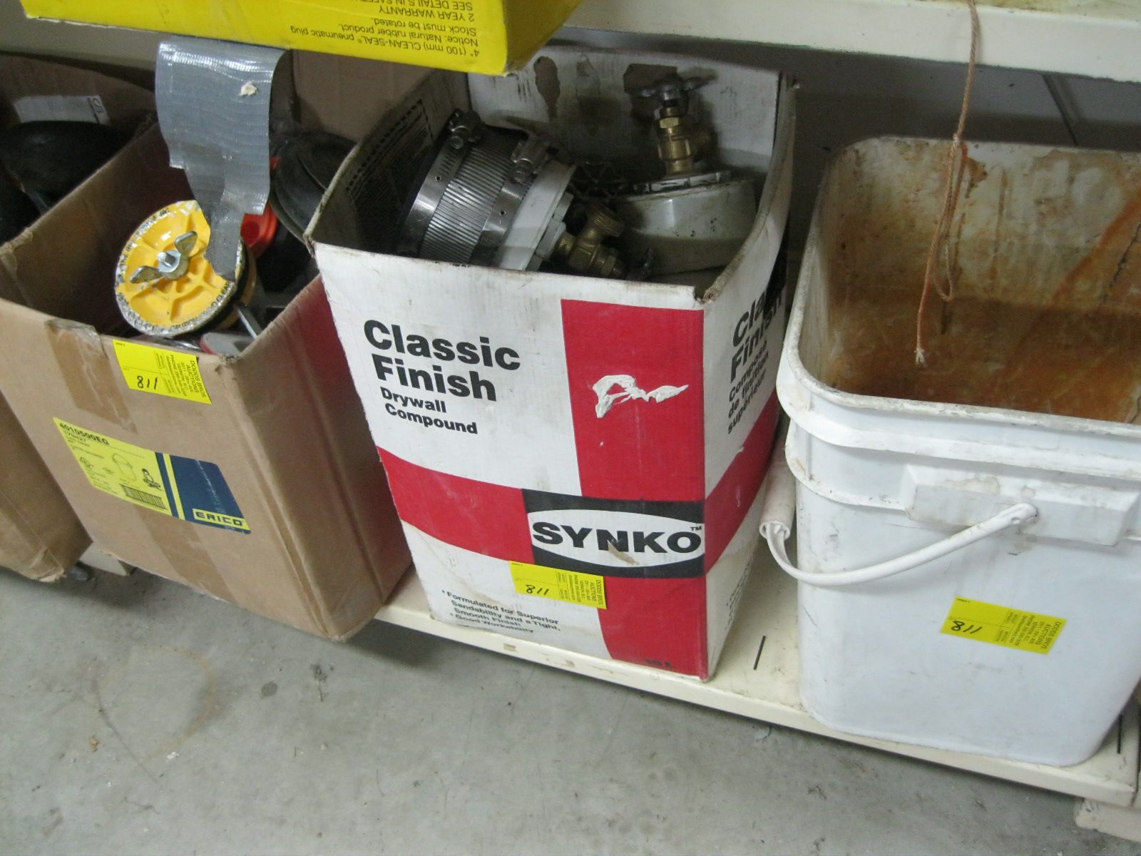 3 BOXES OF MISC. PIPE PLUGS, ETC.