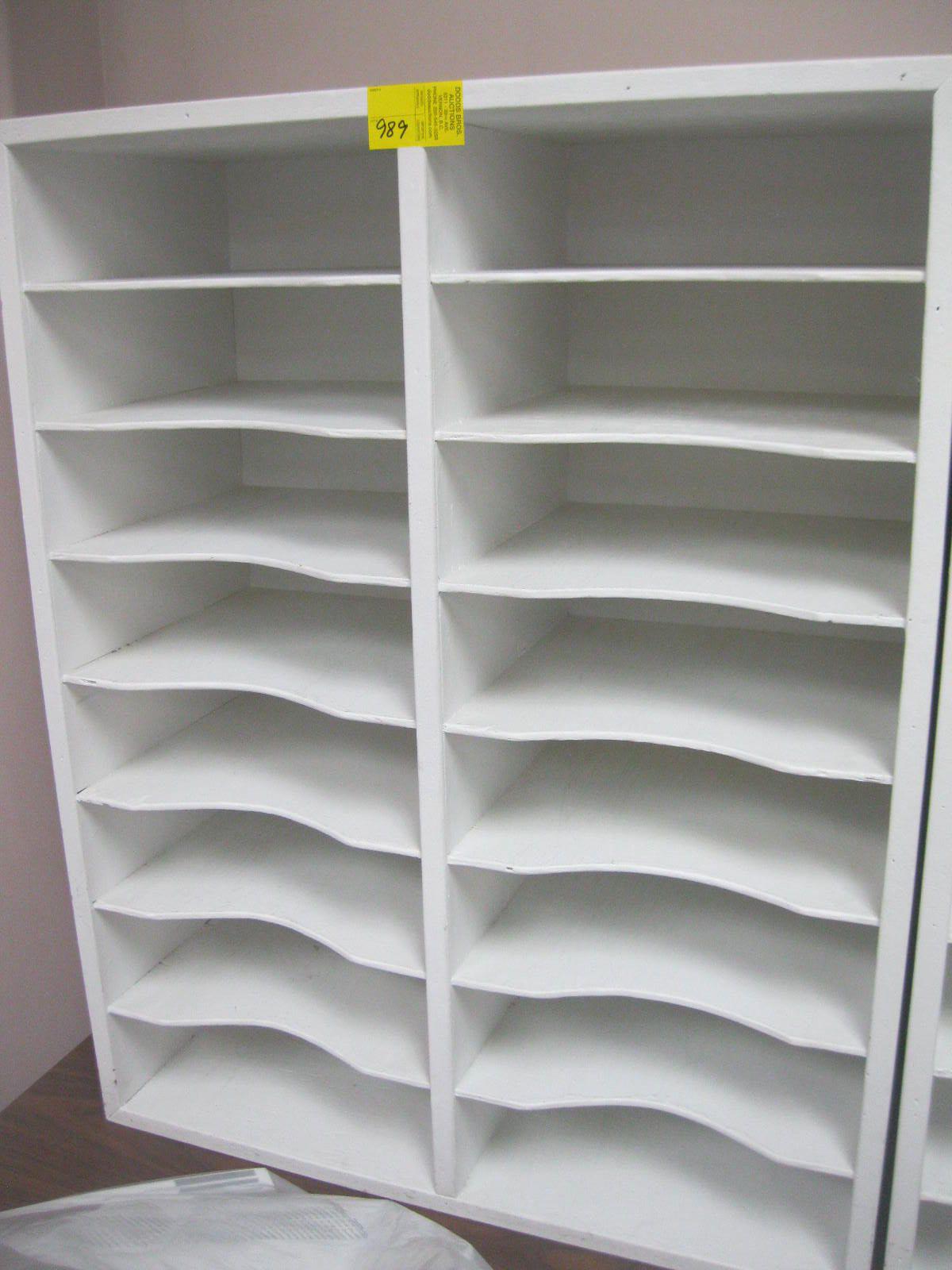 MATCHING PAPER SORTING SHELF UNIT