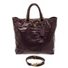 Image 1 : Prada Cacao Brown Patent Leather Tote Bag