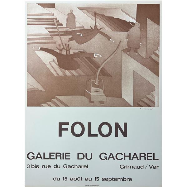 Galerie Du Cacharel 1972 by Folon