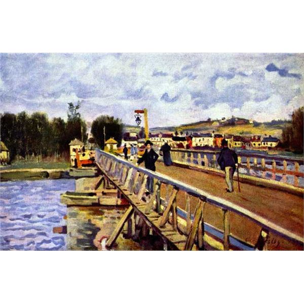 Alfred Sisley - Bridge in Argenteuil