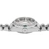 Image 5 : Rolex Ladies Stainless Steel Silver Index Dial Diamond And Emerald Date Watch