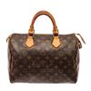 Louis Vuitton Brown Monogram Canvas Speedy 30 Satchel Bag