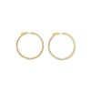 Image 3 : 2.50 ctw Diamond Hoop Earrings - 14KT Yellow Gold