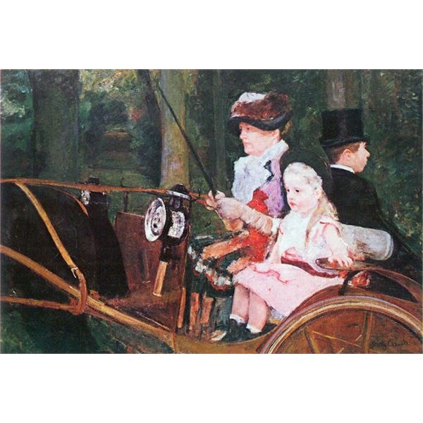 Mary Cassatt - In The Wagon