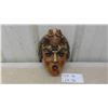 Image 1 : Antique Wooden Carved Mask 7" x 8.25" 