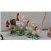 Image 3 : Chickens, Roosters, Dogs, Ceramic Knick Knacks - Tallest 9.5" 