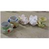 Image 5 : Vintage Egg Cups - Ceramic & a Few Plastic 