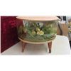 Image 4 : Floral Diorama Foot Stool 12" t x 15" w 