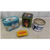 Image 3 : Vintage Tins ; Old Chum Smoking Tobacco, Pure Canadian Honey, Biscuits, 