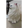 Image 2 : Ceramic Cat Kitty Bank with Chipped Ear - 14.5" Tall