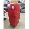 Image 2 : Snap On 2 pc Tool Cabinet - Top + Bottom , Rolling with Key 20" X 27" x 57"