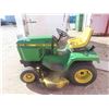 Image 1 : John Deere 318 Riding Mower, Hydrostatic - Running, Needs Belt on Mower